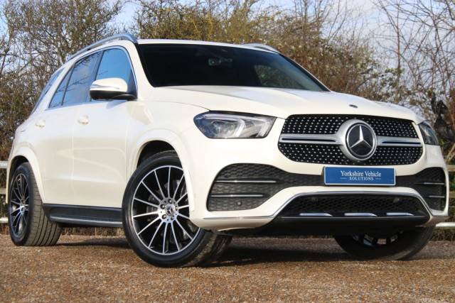 Mercedes-Benz GLE 2.0 GLE350de 31.2kWh AMG Line (Premium) G-Tronic 4MATIC Euro 6 (s/s) 5dr Four Wheel Drive Diesel / Electric Hybrid White