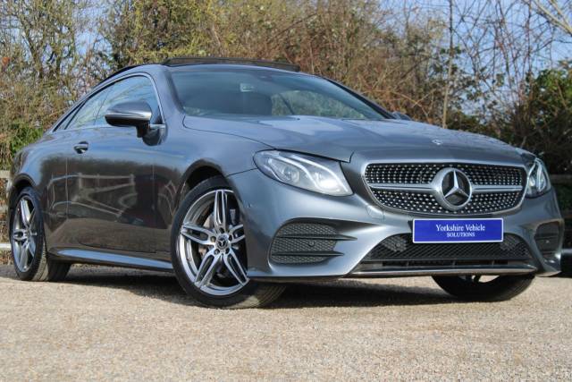 Mercedes-Benz E Class 2.0 E220d AMG Line (Premium) G-Tronic+ Euro 6 (s/s) 2dr Coupe Diesel Grey