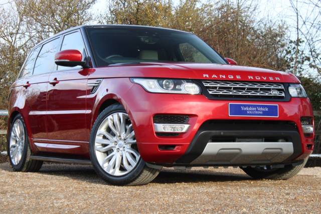 Land Rover Range Rover Sport 3.0 SD V6 HSE Auto 4WD Euro 6 (s/s) 5dr Four Wheel Drive Diesel Red